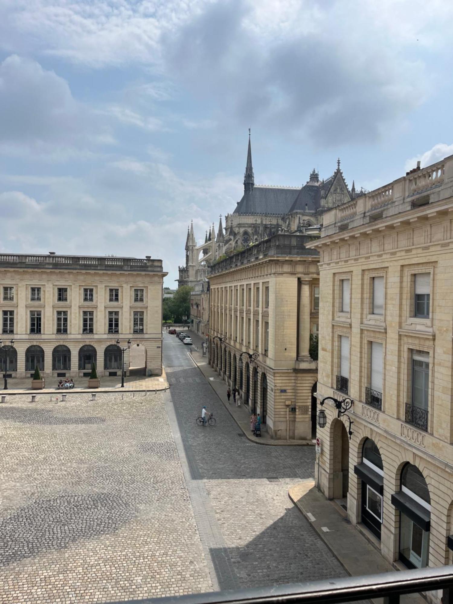 Royal Home, Hypercentre Reims Avec Vue Cathedrale Exteriér fotografie
